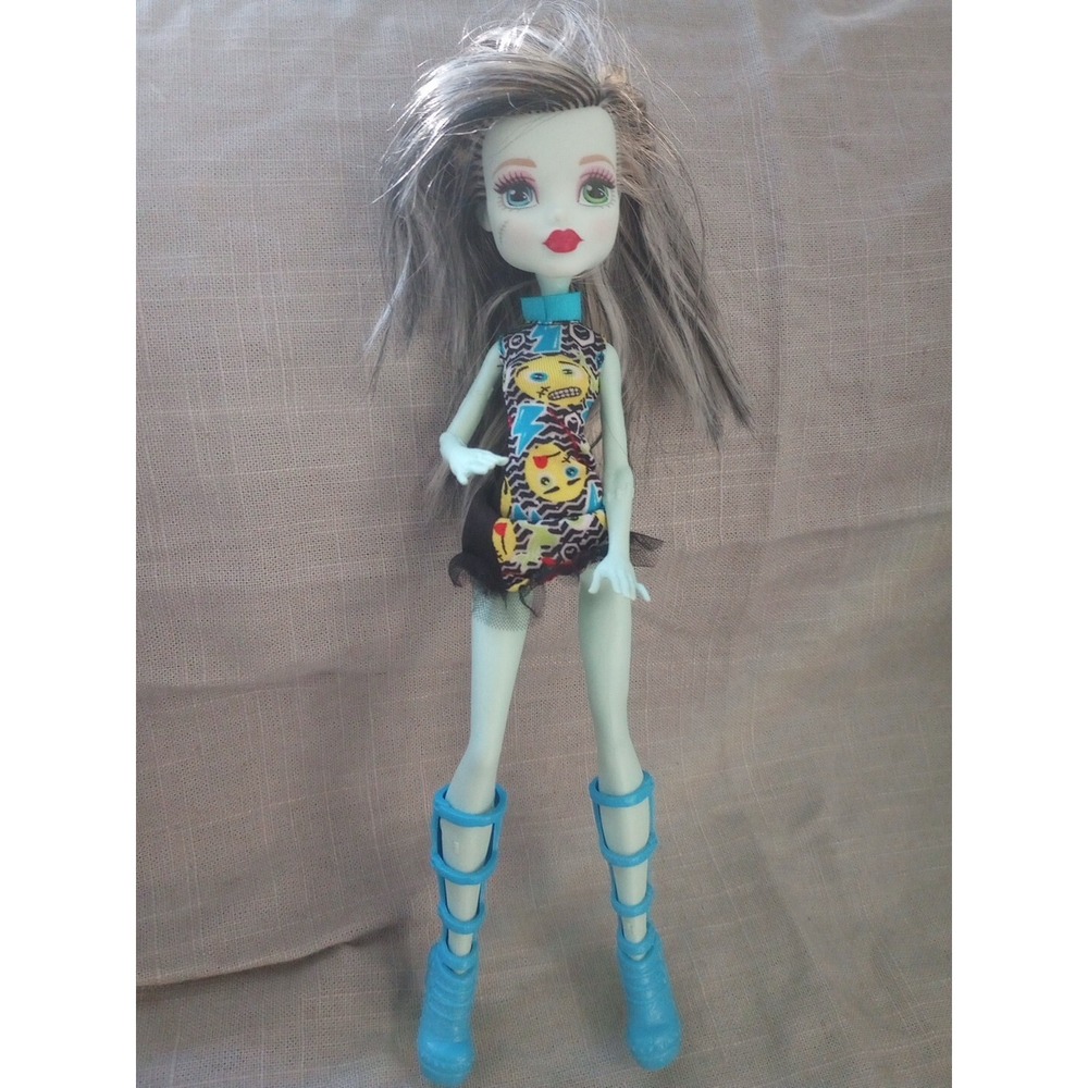Monster High Frankie Stein Daughter of Frankenstein in Emoji‎ Dress Matel
